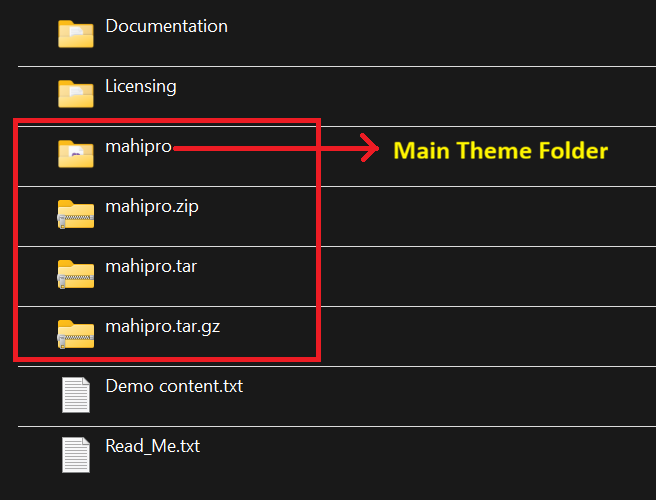 MahiPro Downloaded Files