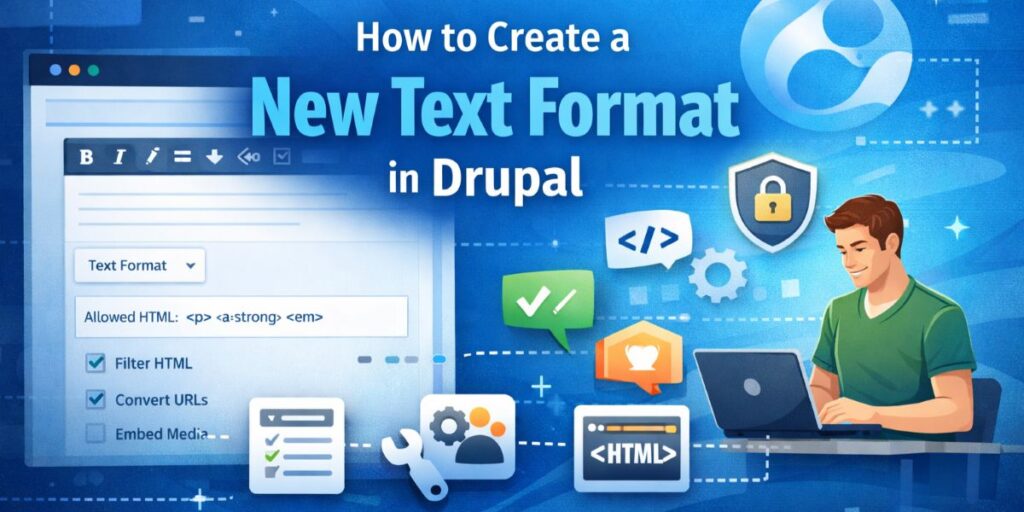 How to Add a Custom Text Format Without CKEditor in Drupal – Drupar.com